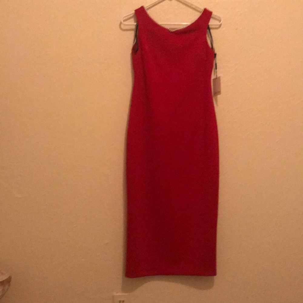 Calvin Klein red dress